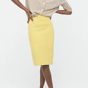 J.CREW No. 2 Pencil Skirt in Bi-stretch Cotton